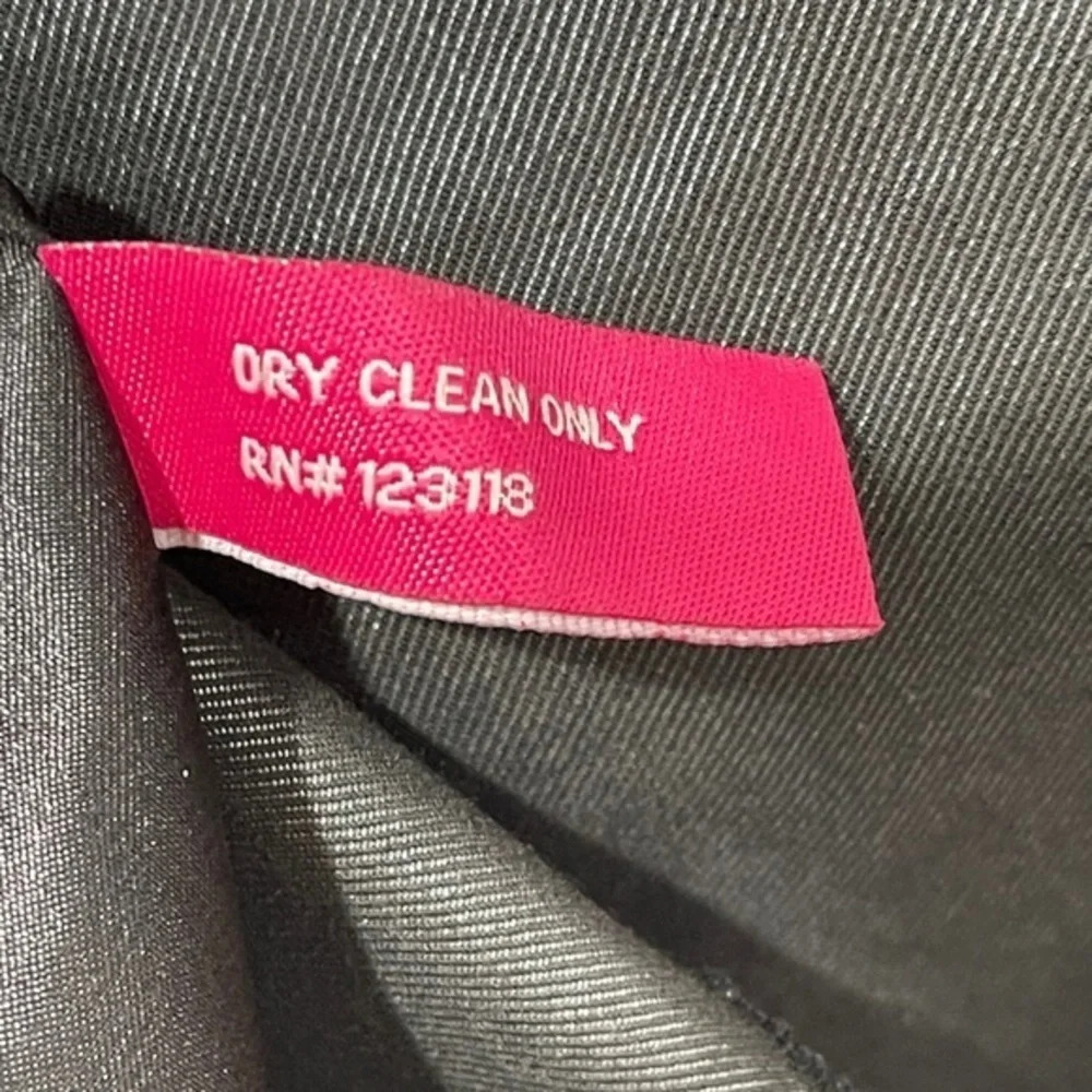 Walter Baker Python Open Back Mini Dress Black Gr… - image 3